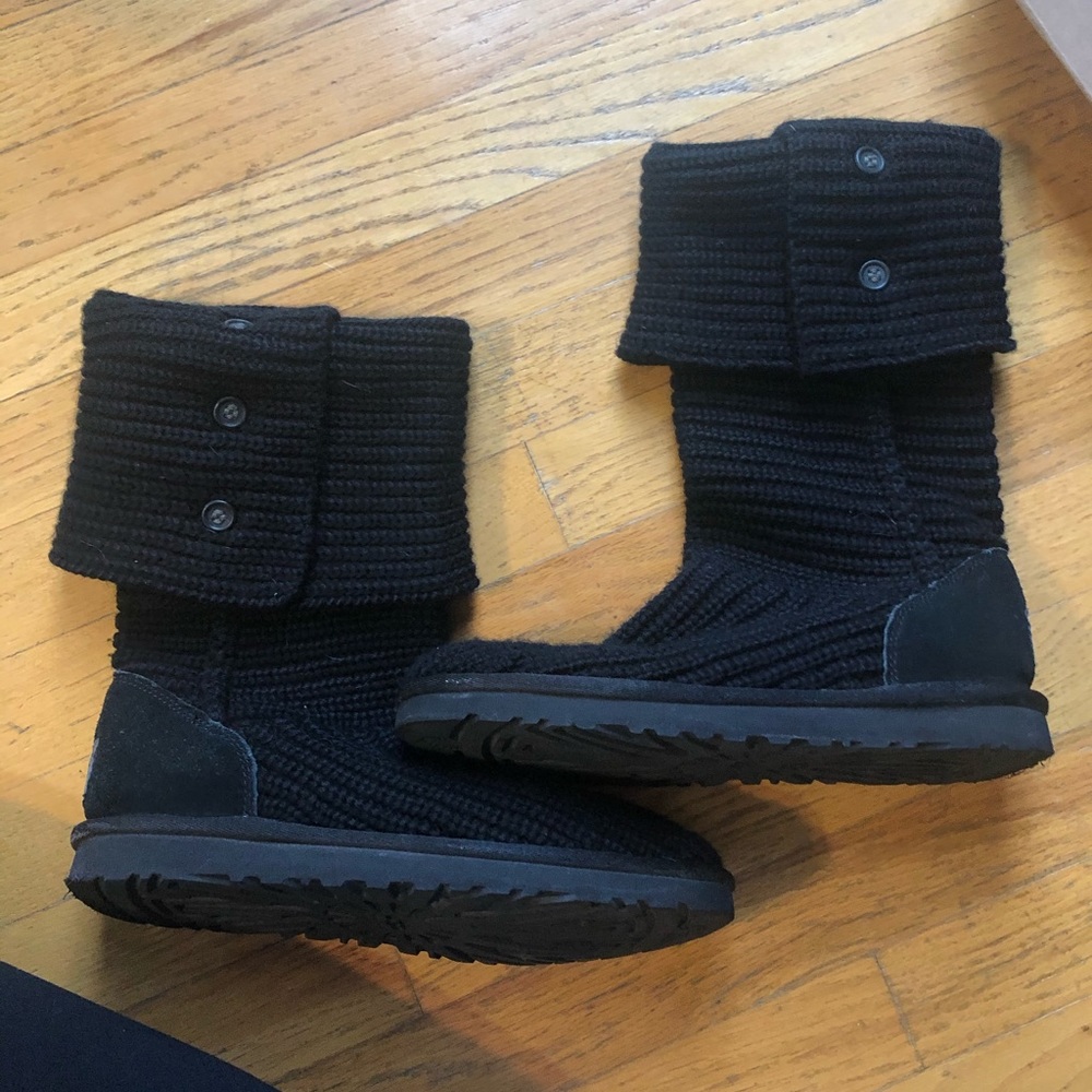Black Ugg Boots, Size 9